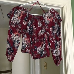 Floral Off the Shoulder Top